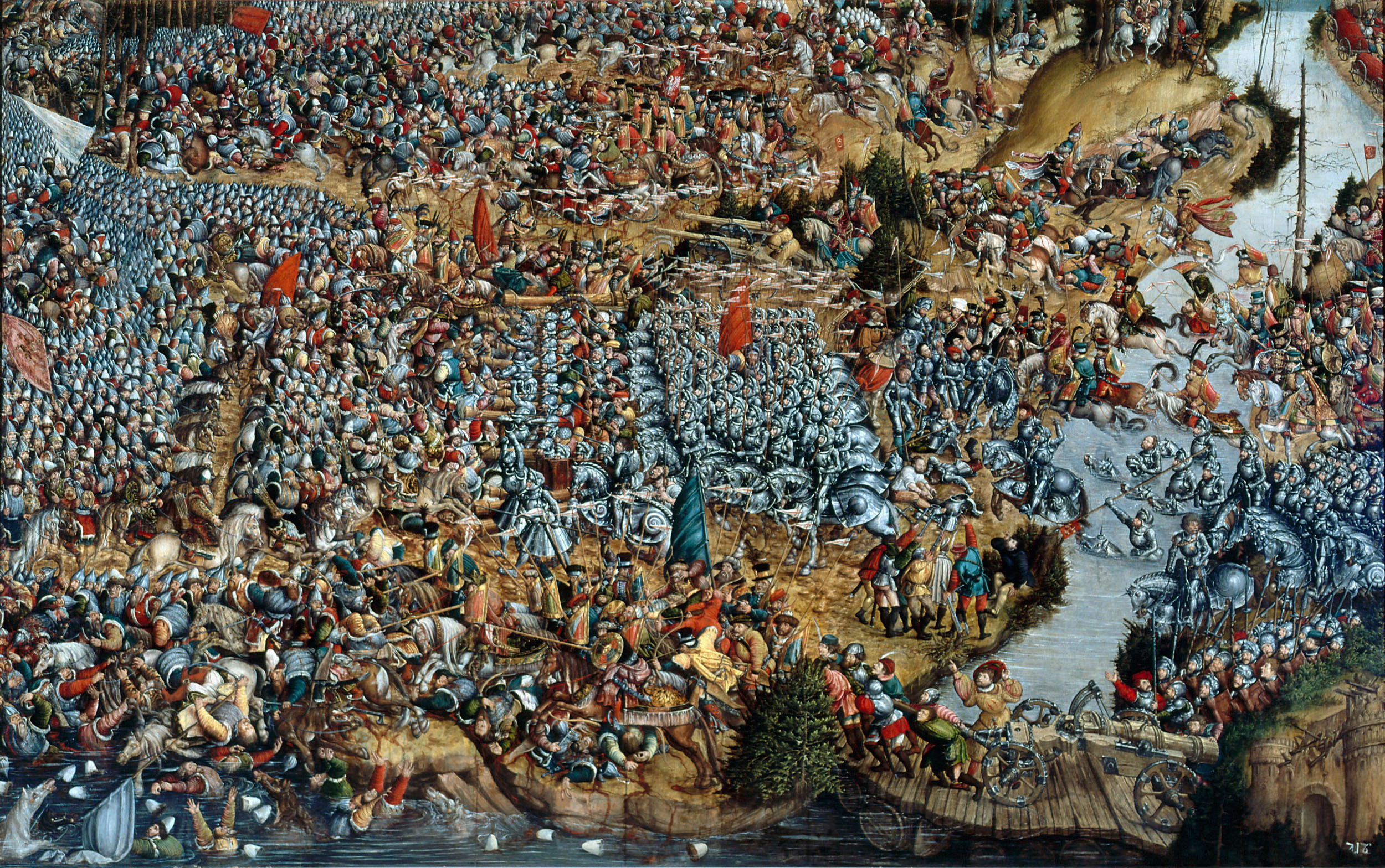 Картина битва под Оршей 1514