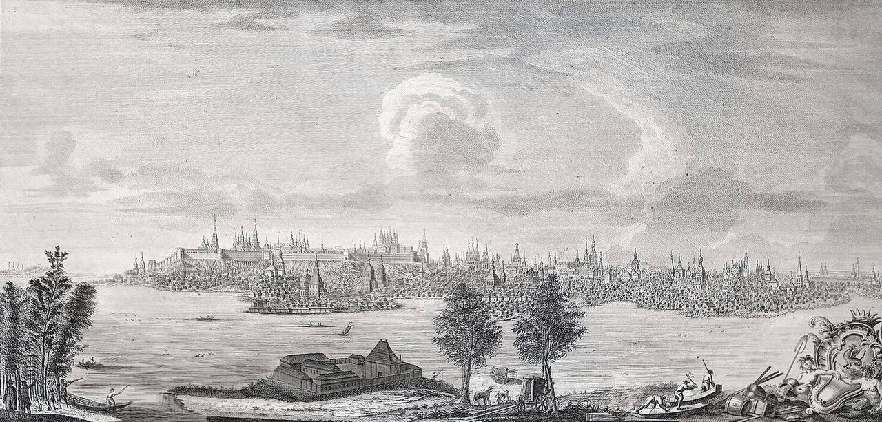 Вид Казани в 1787 г.