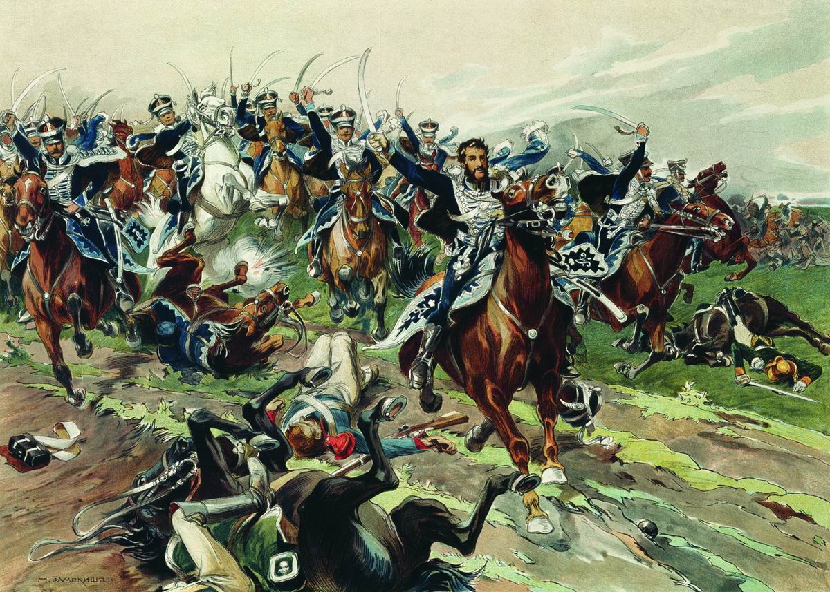 Атака гусар Кульнева у Клястиц 20 июля 1812