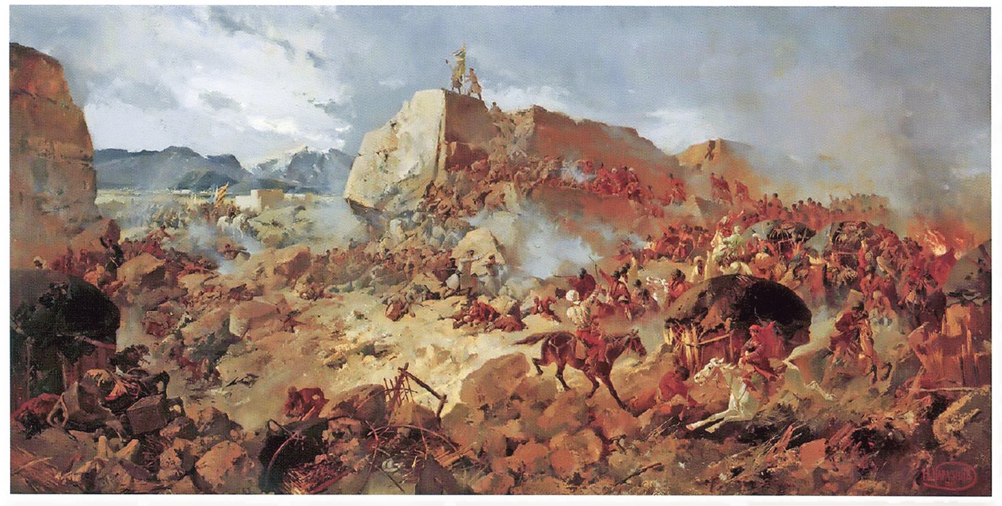 Штурм крепости Геок-Тепе