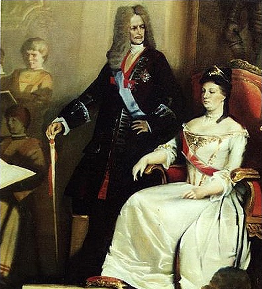 Меншиков и Екатерина 1